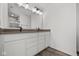 Double vanity bathroom with modern fixtures and flooring at 4190 Douro Trl, Westfield, IN 46062