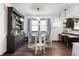 Dining room with a farmhouse table and hutch at 5631 N Olivia Dr, Alexandria, IN 46001