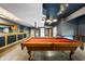 Game room with pool table and wet bar at 12980 W Mt. Healthy Rd, Columbus, IN 47201