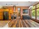 Modern kitchen with stainless steel appliances and wood cabinets at 12980 W Mt. Healthy Rd, Columbus, IN 47201