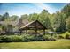 Pergola with outdoor kitchen and grill at 12980 W Mt. Healthy Rd, Columbus, IN 47201