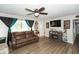 Relaxing living room with hardwood floors and fireplace at 941 N 500 W, Columbus, IN 47201