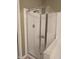 Updated shower with glass enclosure at 10870 Picket Fence Pl, Fishers, IN 46037