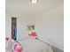 bedroom with a twin bed and walk-in closet at 3923 Windstar Way, Columbus, IN 47203