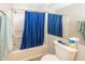 Bathroom with tub, shower, and toilet at 4620 Whitham Ln, Indianapolis, IN 46237