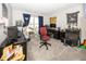 Bedroom with gaming setup and window at 4620 Whitham Ln, Indianapolis, IN 46237