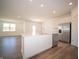 Modern kitchen with island, stainless steel appliances and white cabinets at 231 Lar Lan Dr, Danville, IN 46122