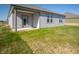 New home with small patio and grassy backyard at 231 Lar Lan Dr, Danville, IN 46122