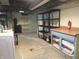 Unfinished basement with shelving and storage space at 431 Vestal Rd, Plainfield, IN 46168