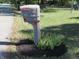 Mailbox at 431 Vestal, nestled in a landscaped area at 431 Vestal Rd, Plainfield, IN 46168