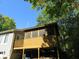 Elevated wooden screened porch attached to the house at 431 Vestal Rd, Plainfield, IN 46168