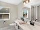Clean bathroom with double vanity and walk-in shower at 1938 E 11Th St, Indianapolis, IN 46201