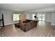 Finished basement with a treadmill and plenty of space at 2838 Silverwood Ln, Greenwood, IN 46143