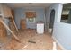 Unfinished kitchen area awaiting renovation at 2363 N Gale St, Indianapolis, IN 46218