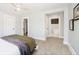 Spacious bedroom with ensuite bathroom and walk-in closet at 3370 N New Jersey St, Indianapolis, IN 46205