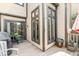 Back patio with ample space for outdoor furniture at 9644 Highgate N Cir, Indianapolis, IN 46250