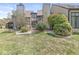 Landscaped backyard with spacious lawn area at 9644 Highgate N Cir, Indianapolis, IN 46250