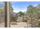 Private deck overlooking a quiet community at 9644 Highgate N Cir, Indianapolis, IN 46250