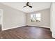 Bright bedroom with hardwood floors and neutral walls at 2729 Massachusetts Ave, Indianapolis, IN 46218