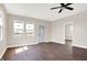 Spacious living room with hardwood floors and neutral walls at 2729 Massachusetts Ave, Indianapolis, IN 46218