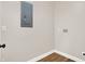 Laundry area with electrical panel and plumbing hookups at 2729 Massachusetts Ave, Indianapolis, IN 46218