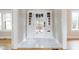 Bright entryway with marble flooring and a view through the front door at 3860 N Delaware St, Indianapolis, IN 46205