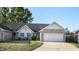 Front view of house with attached garage at 709 Silver Fox Ct, Indianapolis, IN 46217