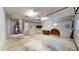 Attached garage with extra storage and new HVAC at 709 Silver Fox Ct, Indianapolis, IN 46217