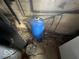 Unfinished basement with water heater and plumbing at 1452 E Sr 234, Greenfield, IN 46140