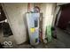 Unfinished basement with American Standard water heater at 1452 E Sr 234, Greenfield, IN 46140
