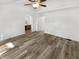 Main bedroom with ceiling fan and en-suite bathroom at 3213 Oceanline E Dr, Indianapolis, IN 46214
