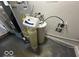 Unfinished basement with water softener and HVAC at 6733 S Cross St, Pendleton, IN 46064