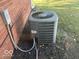 Rear exterior view of the home's HVAC unit at 6733 S Cross St, Pendleton, IN 46064