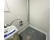 Unfinished basement with water softener system at 6733 S Cross St, Pendleton, IN 46064