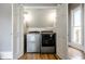 Laundry room with washer and dryer in closet at 1715 Alabama St, Indianapolis, IN 46202