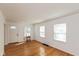 Living room featuring hardwood floors and neutral walls at 5648 N Keystone Ave, Indianapolis, IN 46220