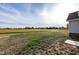 Spacious backyard with sunflower field view at 1569 Tupelo Dr, Greenfield, IN 46140