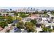 Aerial view of neighborhood and cityscape at 417 E Morris St, Indianapolis, IN 46225
