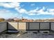 Private deck overlooking the city skyline at 417 E Morris St, Indianapolis, IN 46225