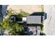 Aerial view of house, garage and yard at 417 E Morris St, Indianapolis, IN 46225