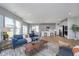 Open concept living room with hardwood floors at 19470 Donelson Ln, Westfield, IN 46062