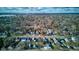 Aerial view of neighborhood and home at 385 S Arlington Ave, Indianapolis, IN 46219