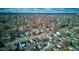 Wide aerial showcasing neighborhood at 385 S Arlington Ave, Indianapolis, IN 46219