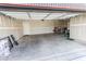 Attached garage with ample storage space and a finished interior at 10257 Meadow Path Ln, Indianapolis, IN 46239