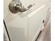 White interior door with brushed nickel door handle at 2170 Galleone Way, Plainfield, IN 46168