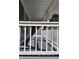 Newly painted front porch with white railings at 3131 Boulevard Pl, Indianapolis, IN 46208