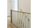 Modern staircase with white risers and light brown treads at 3131 Boulevard Pl, Indianapolis, IN 46208