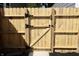 New wood fence and gate add privacy to the side yard at 3131 Boulevard Pl, Indianapolis, IN 46208
