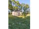 View of a weathered storage shed in a yard at 108 W 650 South, Pendleton, IN 46064