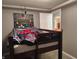 Bedroom with bunk bed and Pac-Personal themed decor at 108 W 650 South, Pendleton, IN 46064